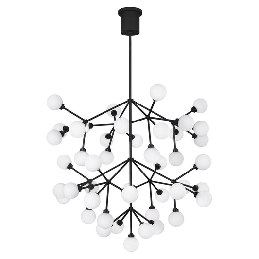 Mara Grande LED Chandelier - Matte Black Finish