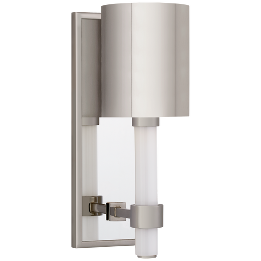 Maribelle Single Sconce - Polished NickelFinish with a Polished Nickel Shade