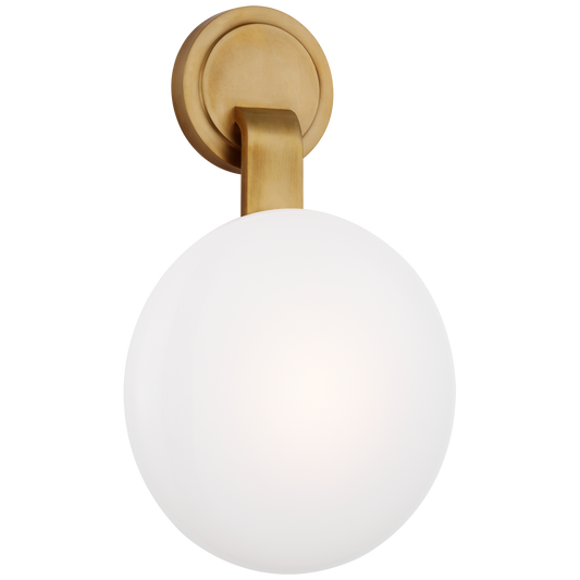 Marisol Medium Single Sconce - Soft Brass Finish