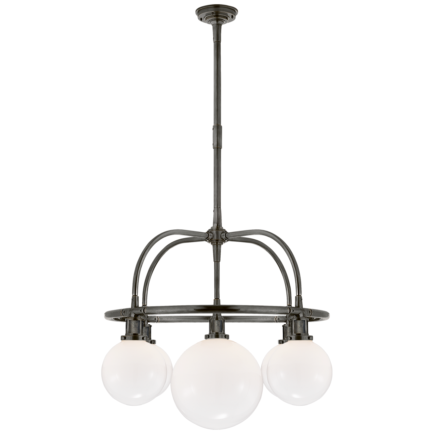 McCarren Single Tier Chandelier - Bronze Finish