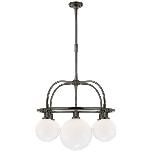 McCarren Single Tier Chandelier - Bronze Finish