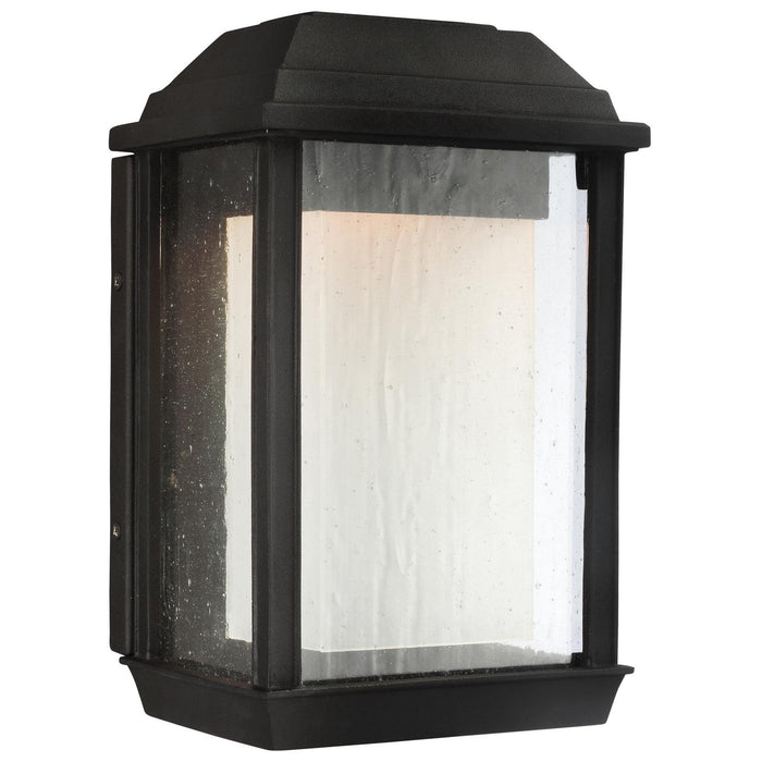 McHenry Small Outdoor LED Wall Sconce - Textured Black Finish