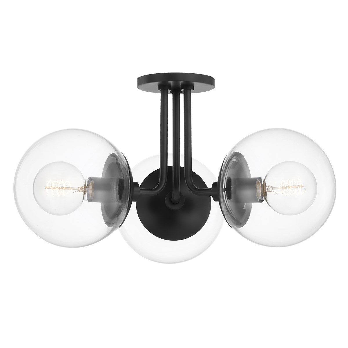 Meadow Multi-Light Semi-Flush Mount - Old Bronze Finish