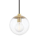 Meadow Pendant - Aged Brass Finish