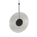 Meclisse LED Pendant - Satin Black Finish with Clear Glass