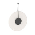 Load image into Gallery viewer, Meclisse LED Pendant - Satin Black Finish with Etched Glass
