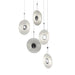 Meclisse 5 Light LED Pendant - Polished Chrome Finish with Clear Glass