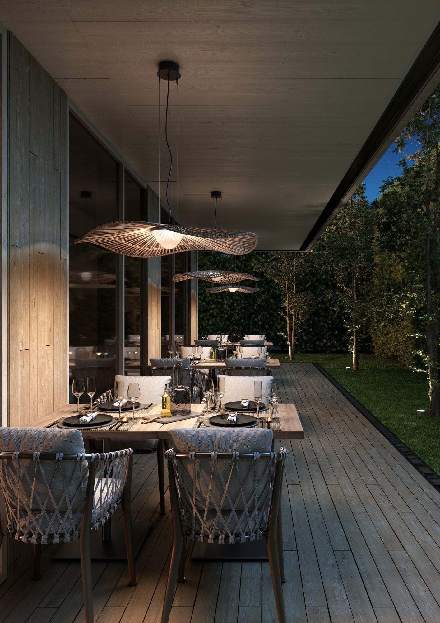 Mediterrania LED Outdoor Pendant - Display