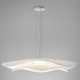 Load image into Gallery viewer, Mediterrania Large LED Pendant - Cream Ribbon Finish
