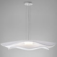 Load image into Gallery viewer, Mediterrania Large LED Pendant - White Ribbon Finish
