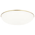 Load image into Gallery viewer, Megan Ceiling Flush Mount - Plated Brass Finish
