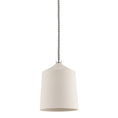 Load image into Gallery viewer, Megan Pendant - Matte White/Polished Nickel Finish
