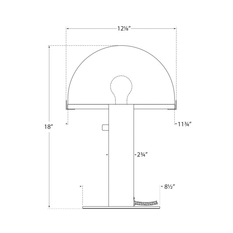 Melange Desk Lamp - Diagram