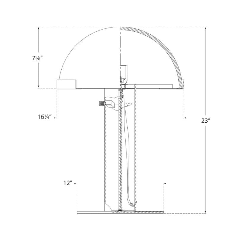 Melange Table Lamp - Diagram