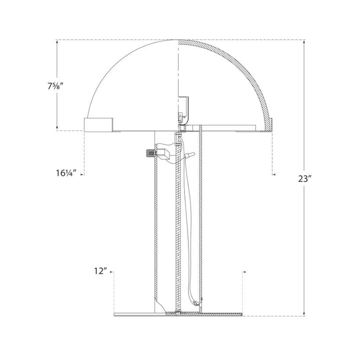 Melange Table Lamp - Diagram