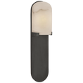 Load image into Gallery viewer, Melange Medium Elongated Pill Sconce - Bronze
