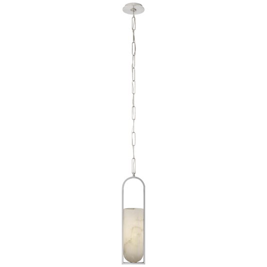 Melange Small Elongated Pendant - Polished Nickel