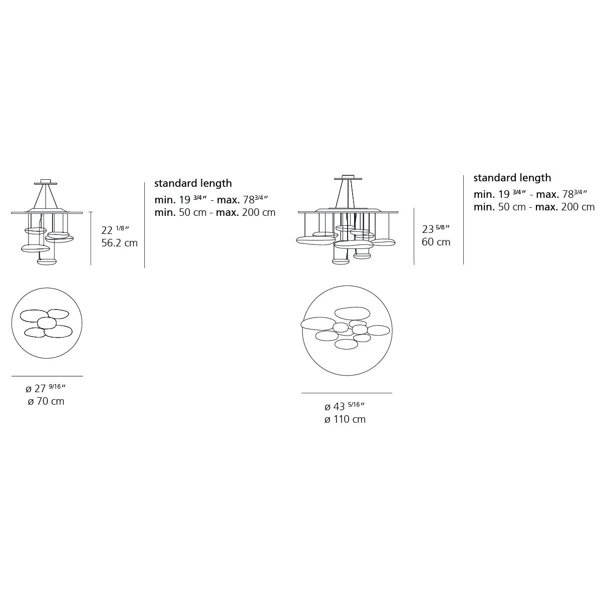 Mercury LED Ceiling Light - Diagram