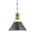 Load image into Gallery viewer, Metal No.2 Small Pendant - Antique/Distressed Bronze Finish
