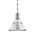 Load image into Gallery viewer, Metal No.2 Small Pendant - Polished Nickel Finish
