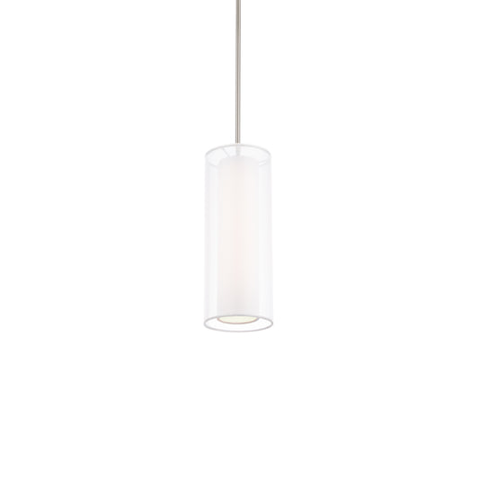 Metropolis Mini LED Pendant - Brushed Nickel Finish