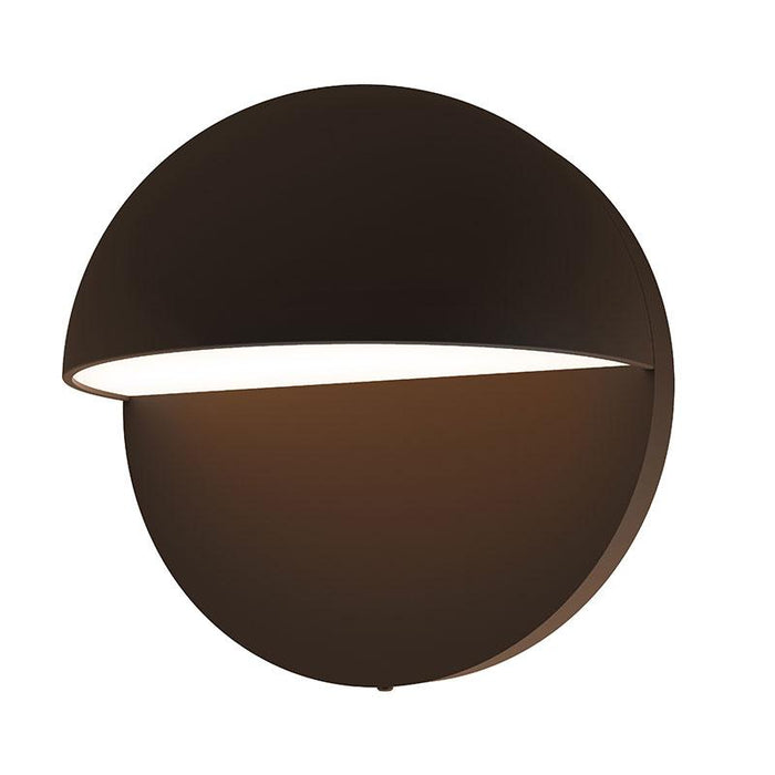 Mezza Cupola 5" LED Outdoor Wall Sconce - Textured Bronze Finish
