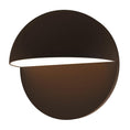 Load image into Gallery viewer, Mezza Cupola 8" LED Outdoor Wall Sconce - Textured Bronze Finish
