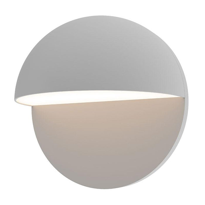 Mezza Cupola 8" LED Outdoor Wall Sconce - Textured Gray Finish
