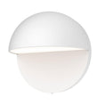 Load image into Gallery viewer, Mezza Cupola 5" LED Outdoor Wall Sconce - Textured White Finish
