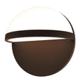 Load image into Gallery viewer, Mezza Vetro 8" LED Outdoor Wall Sconce - Textured Bronze Finish
