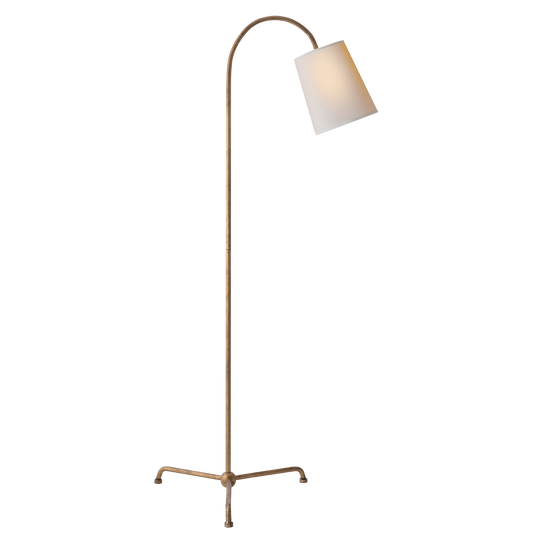 Mia Floor Lamp - Gilded Iron