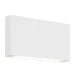 Mica Large LED Wall Sconce - White Finish