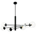 Load image into Gallery viewer, Mid-Century Linear Chandelier - Black
