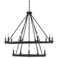 Load image into Gallery viewer, Middleton 15-Light Chandelier - Matte Black Finish
