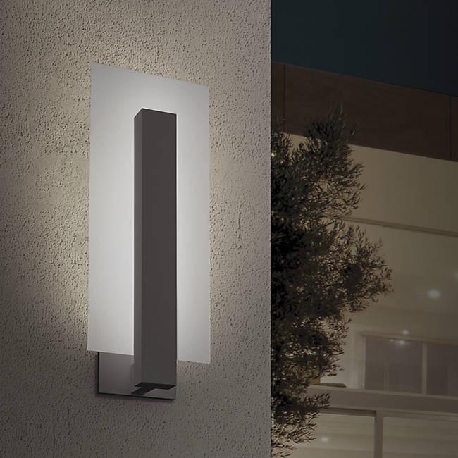 Midtown Tall Outdoor LED Wall Sconce - Display