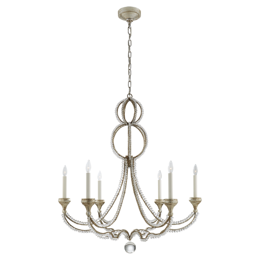 Milan Large Chandelier - Venetian Silver