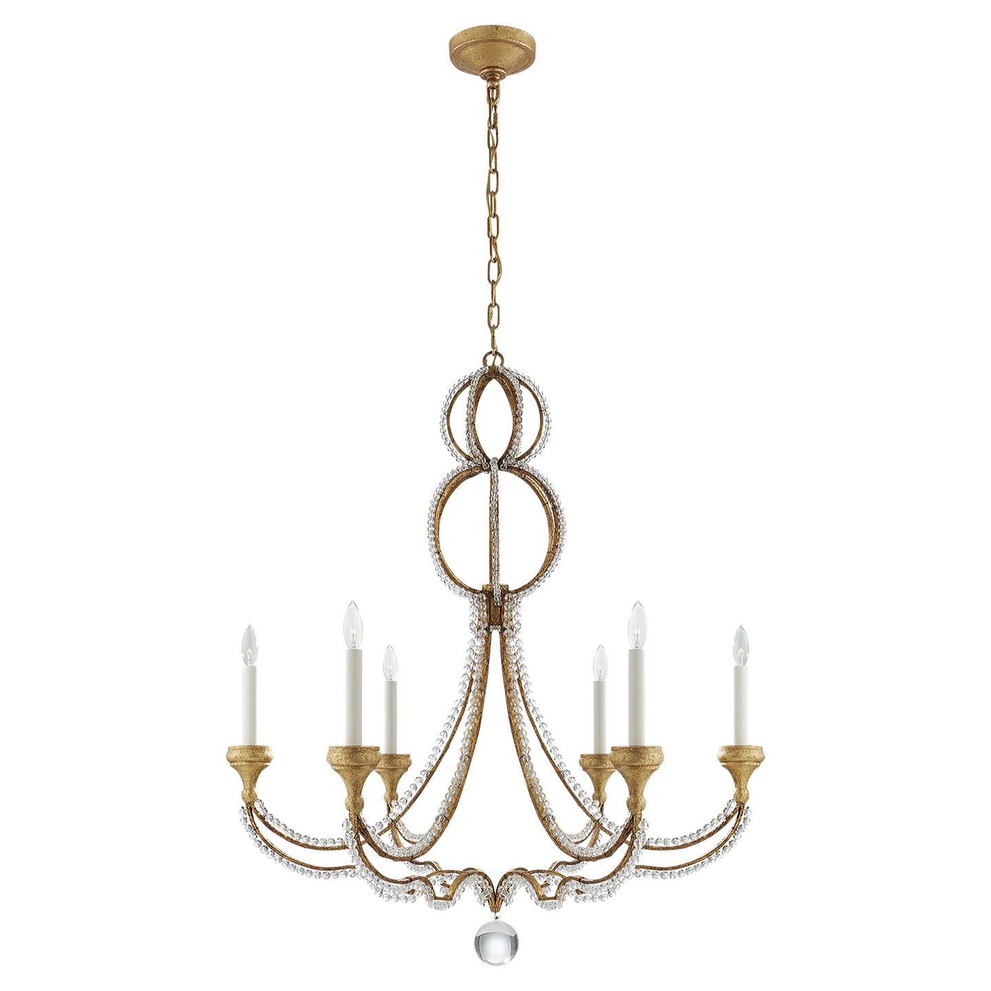 Milan Large Chandelier - Venetian Gold