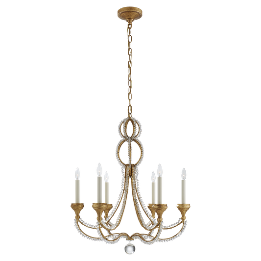 Milan Medium Chandelier - Venetian Gold