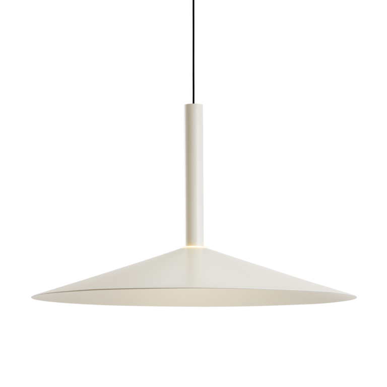 Milana Large Pendant - Off White Finish