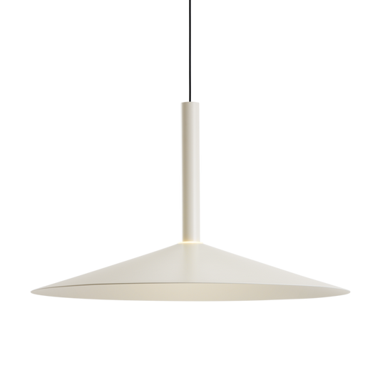 Milana Large Counterweight Pendant - Off White Finish