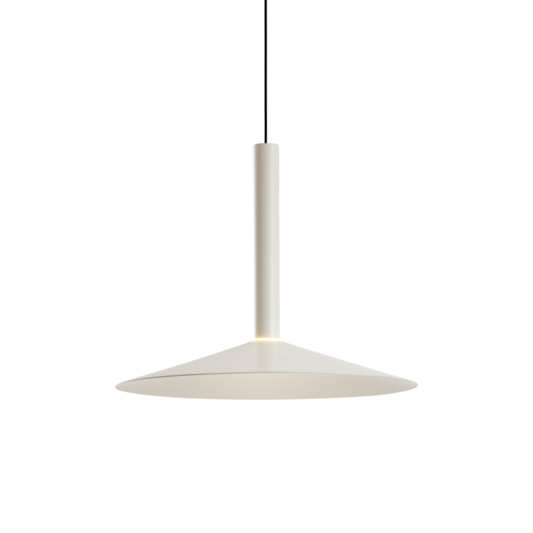 Milana Small Pendant - Off White Finish