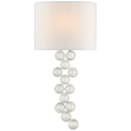 Load image into Gallery viewer, Milazzo Medium Left Sconce - Burnished Silver Leaf Finish
