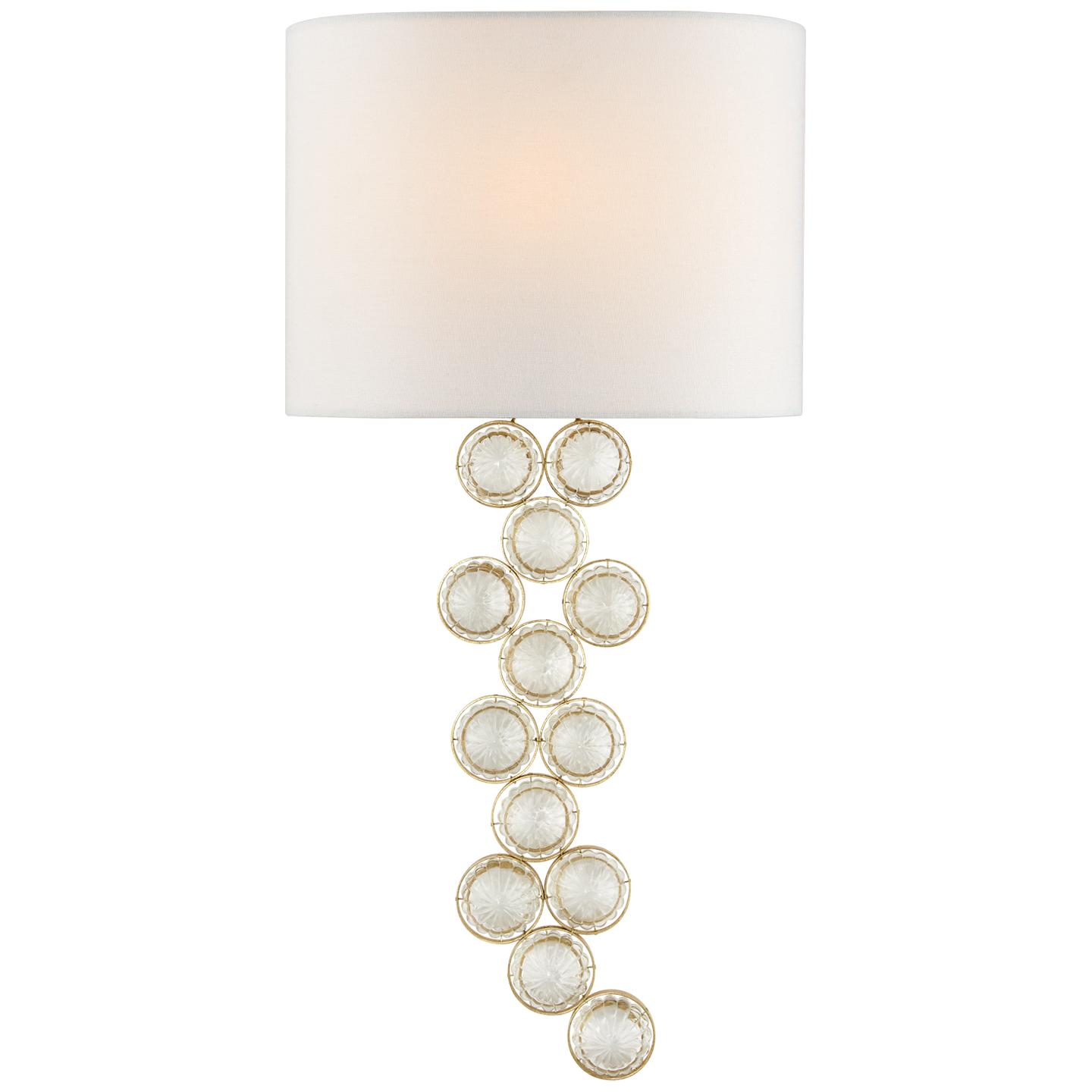 Milazzo Medium Left Sconce - Gild Finish