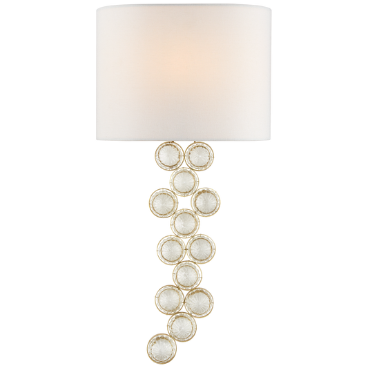 Milazzo Medium Right Sconce - Gild Finish