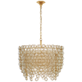 Load image into Gallery viewer, Milazzo Medium Waterfall Chandelier - Gild with Crystals
