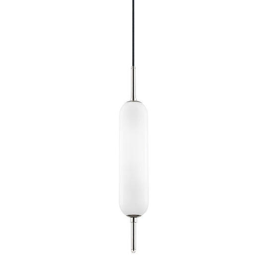 Miley Mini Pendant - Polished Nickel Finish