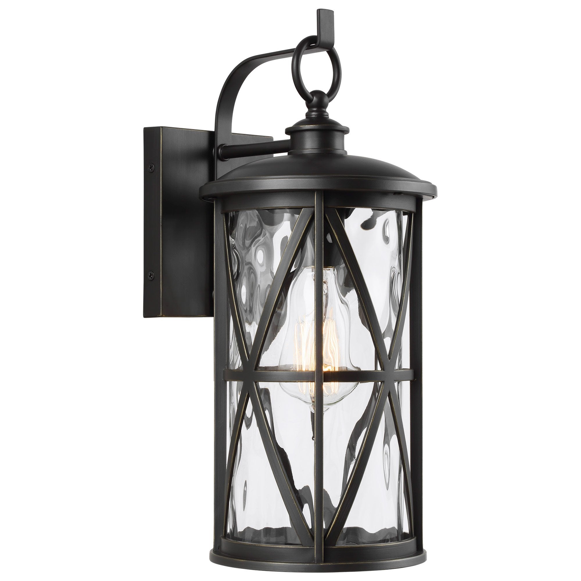 Millbrooke 15" Outdoor Wall Sconce - Antique Bronze Finish