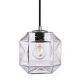 Load image into Gallery viewer, Mimo Cube Pendant - Gunmetal Finish with Clear Glass
