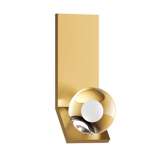 Mina Wall Sconce - Natural Brass Finish