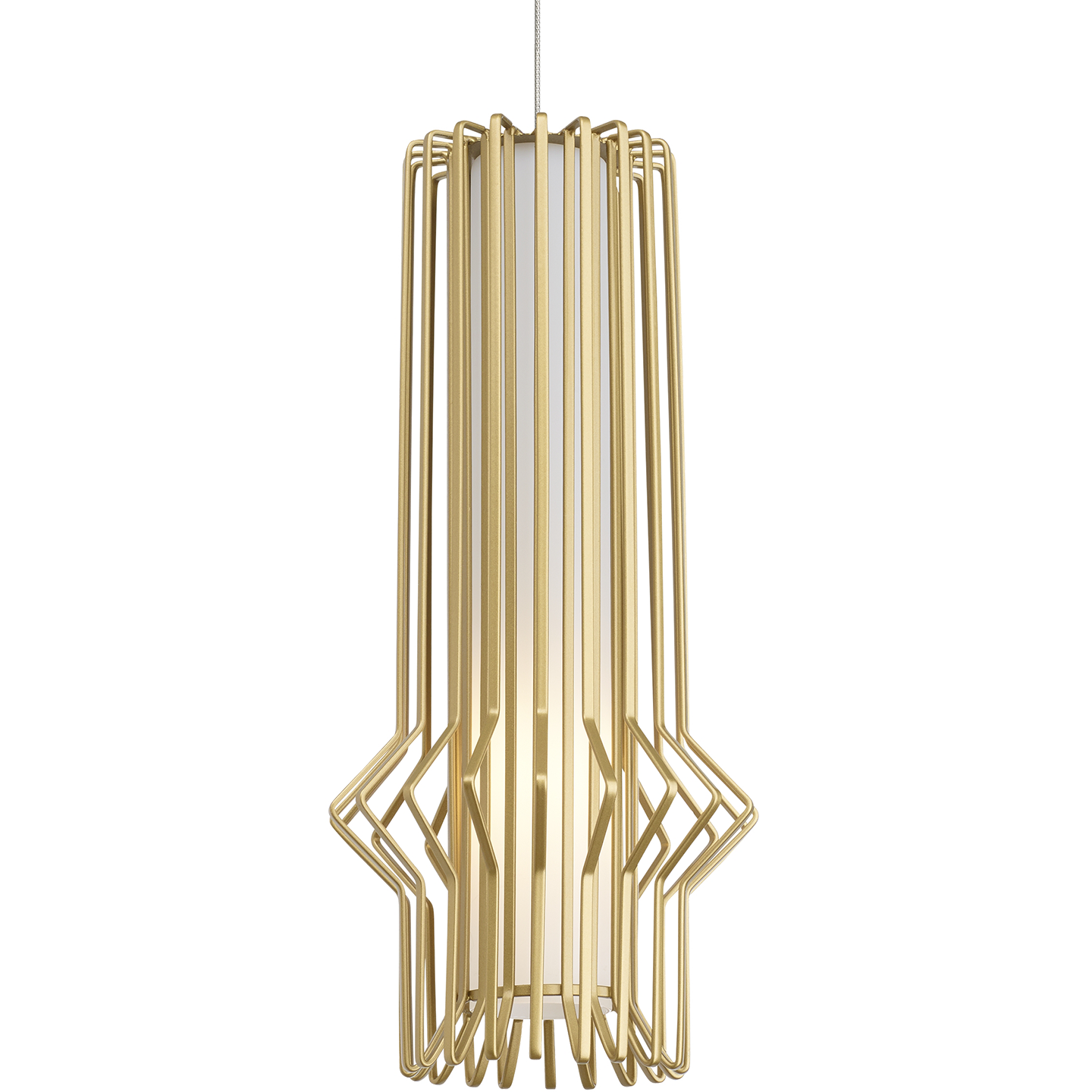 MINI SYRMA PENDANT - Satin Gold Finish
